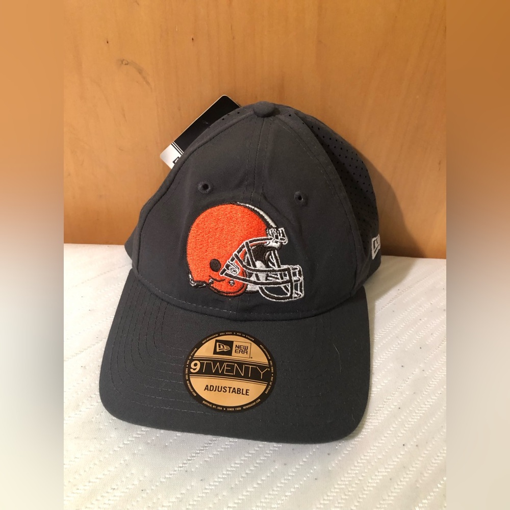 cleveland browns grey 9twenty adjustable new era cap